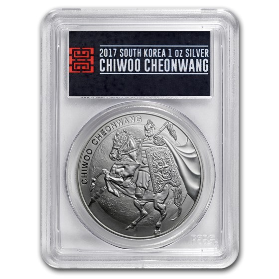 2017 South Korea 1 oz Silver Chiwoo Cheonwang MS-70 PCGS 2017 South Korea 1 oz Silver Chiwoo Cheonwang MS-70 PCGS